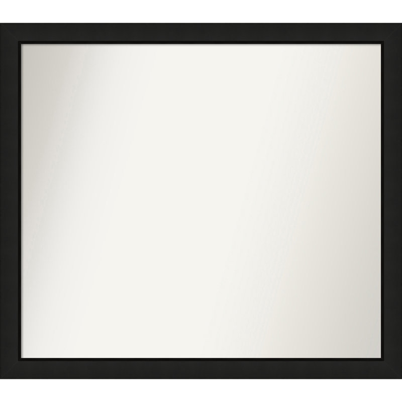 Phil Solid Wood Wall Mirror, Rectangle, 31.25" x 35.25"