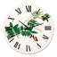 Horloge murale rétro Vintage Botanicals-60281457