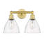 Éclairage pour meuble-lavabo en verre 2 lumières 16,5 pouces Alorah-96058406-71799948