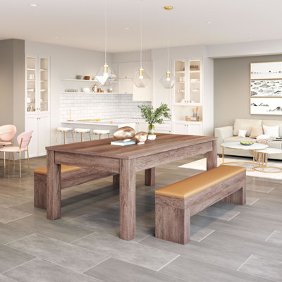 Banc de rangement Bonker brun