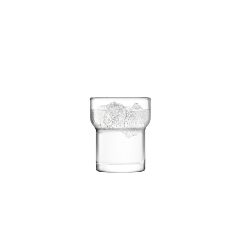 Utility Handmade Glass Drinking Glass, Clear