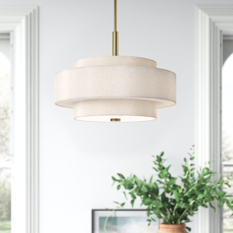 Arly 4 - Light Dimmable Drum Chandelier