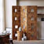 Cloison pliante en bois manufacturé 3 panneaux 3 panneaux-974532924