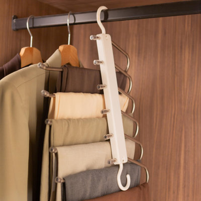 Harbour Housewares Plastic Trouser Hangers