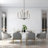 Jacinta 8 - Light Dimmable Large 37" Modern Classic / Traditional Dining Room Chandelier