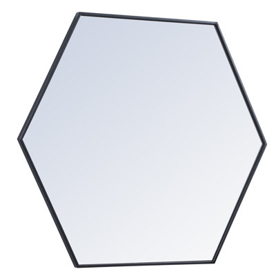 Sabine Metal Hexagon Wall Mirror