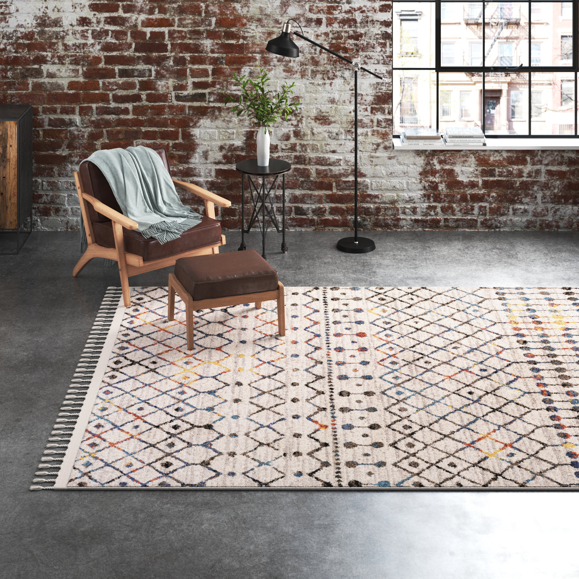 Steelside™ Levingston Moroccan Rug & Reviews Wayfair