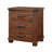 Rustic Reclaimed Pine Farmhouse Nightstand Set with Three Drawers-591984984