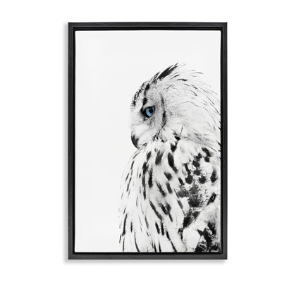  Chouette avec toile bleue forte par Design Fabrikken