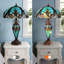 Lampe de table en vitrail de style Tiffany à 3 lumières de 16 po Kiyon pour le salon et la chambre à coucher