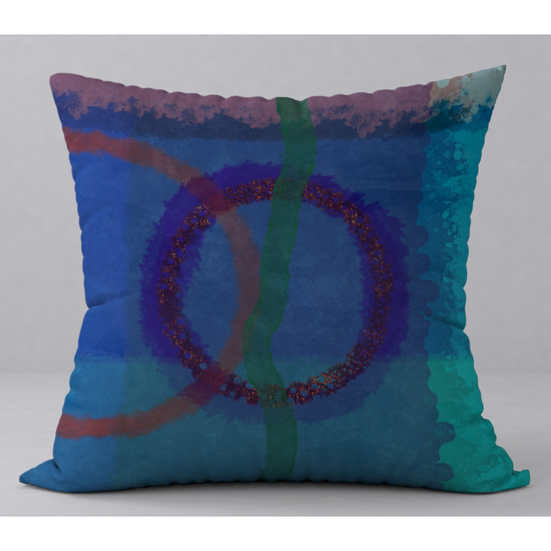  Housse et insert de coussin carré Radiant Trust, H 24 po x l 24 po
