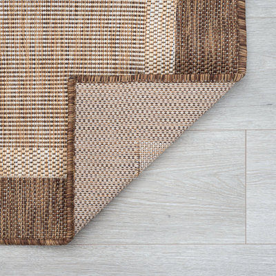 Tapis brun / crème Devon