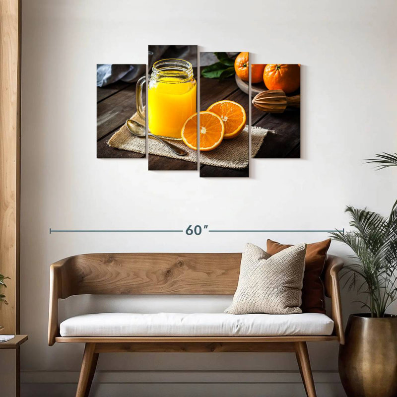 Yarlin Orange Juice, 27" H x 43" W