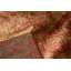 Damask Area Rug in Rust/Gold