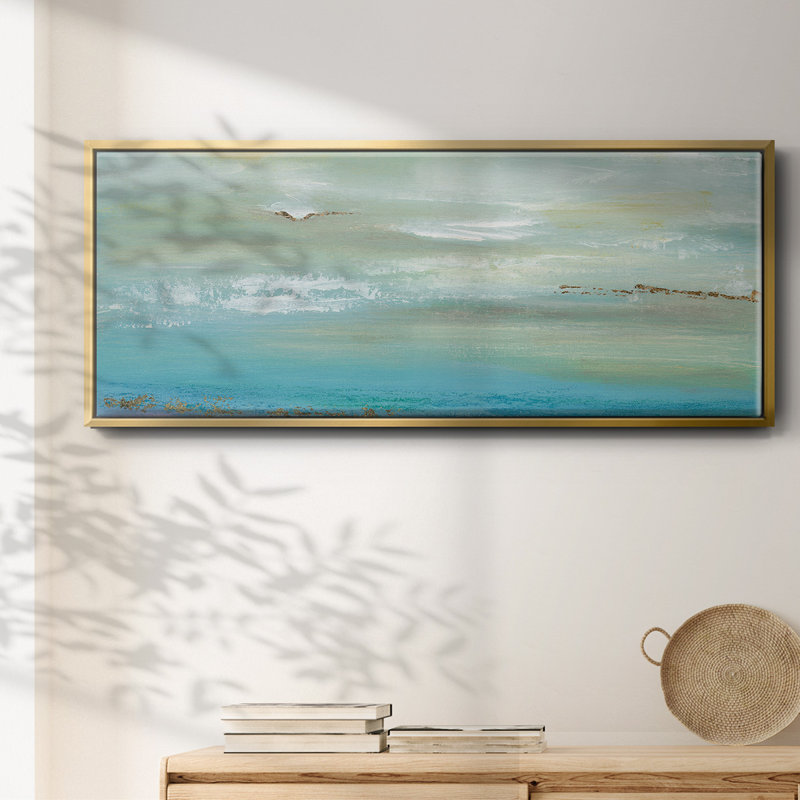 Horizon lointain - Toile avec cadre, H 20 po x l 50 po