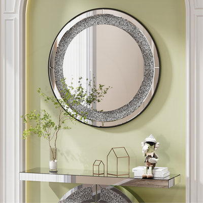 Miroir rond Crystal Crystal