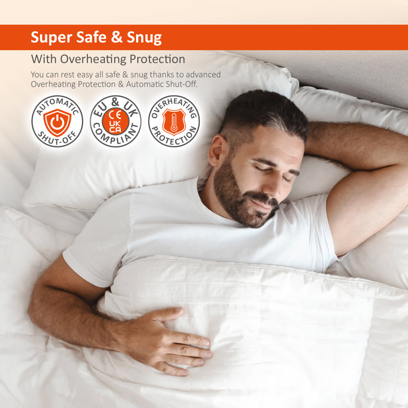 WÄRMER 'Cover Max' Electric Heated Blanket, Single