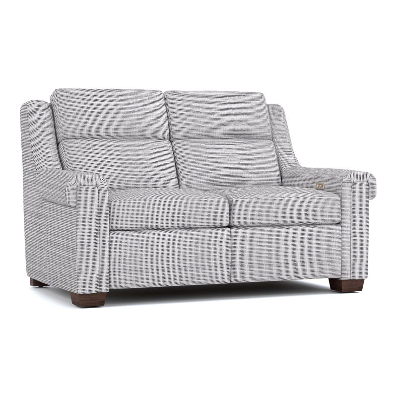 Chester Upholstered 67'' Reclining Loveseat, Perigold ‑ encre au repos