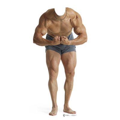 Muscle Man Stand-In Life-Size Cardboard Stand-Up