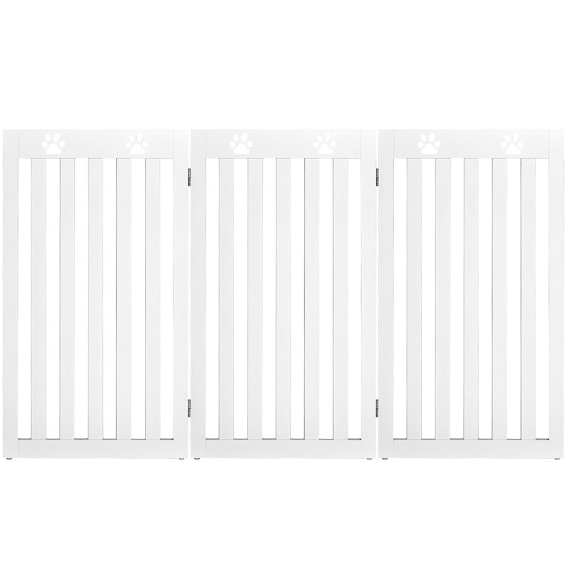 Lysette Wood Free Standing Pet Gate