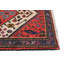 Tapis oriental rétro vintage fait à la main 3 pi 4 po x 4 pi 8 po Tribal Design