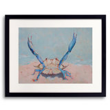 Blue Crab 3 Print by Phyllis Adams