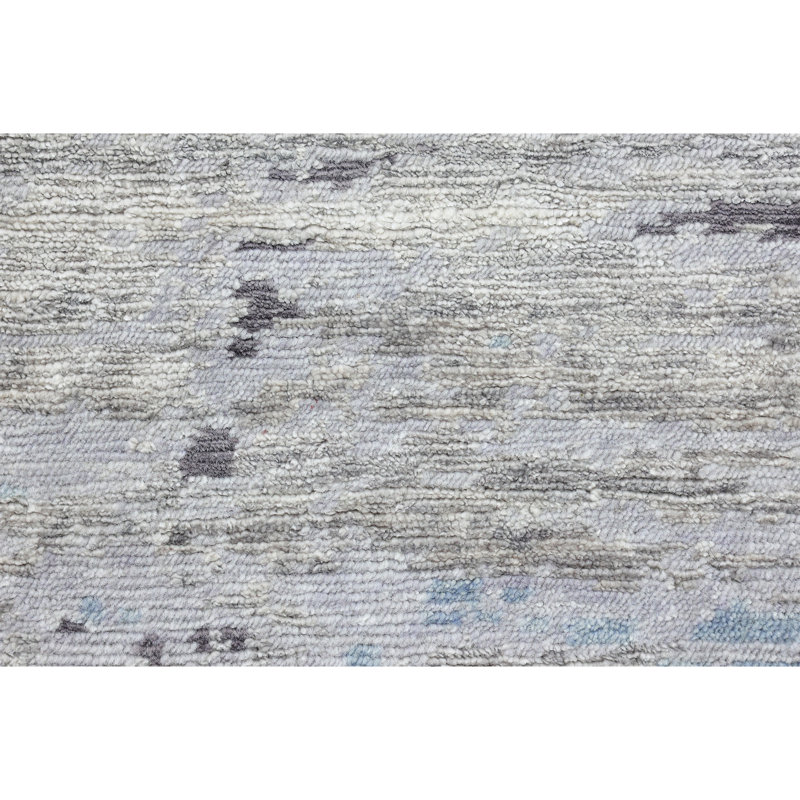 Abstract Area Rug in Blue/Gray