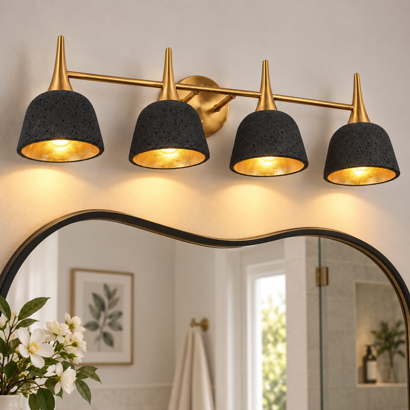 Éclairage pour meuble-lavabo à intensité variable à 4 lumières Alsatia