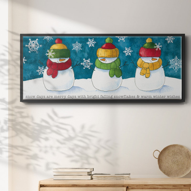 A Frosty Kiss - toile encadrée, H 12 po x l 30 po