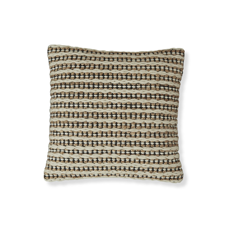 Jaciah 100% Cotton Throw Square Pillow Cover & Insert