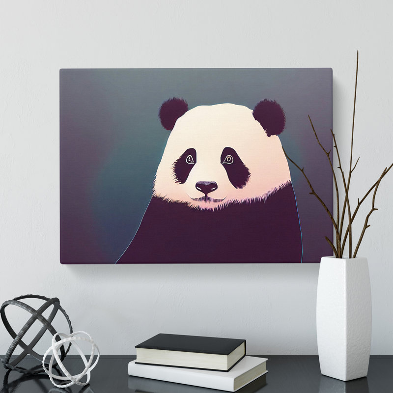 Incredible Panda - Wrapped Canvas, 35cm H x 50cm W x 3cm D