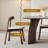 Walnut Solid   Wood    Slate    Dining Set-104594561