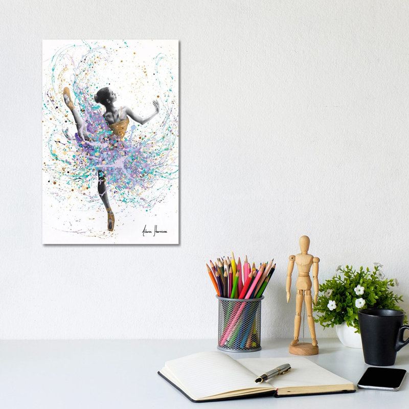 Floret Ballet by Ashvin Harrison - No Frame Gallery-Wrapped Canvas Giclée on Canvas, 30.48cm H x 20.32cm W