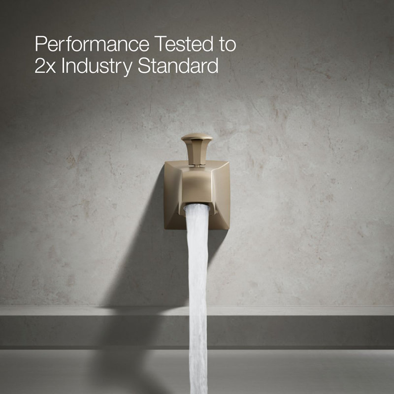 Memoirs® Floor-Mount Bath Filler Trim with Handshower, Vibrant Brushed Bronze