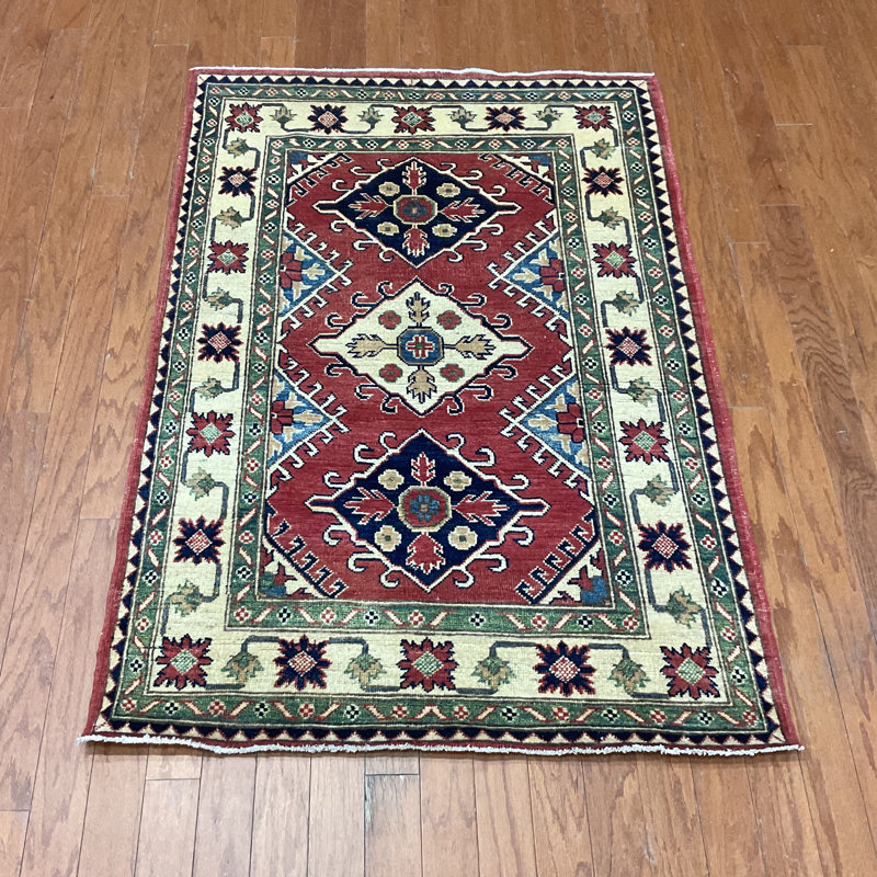  Tapis en laine fait à la main Kazak