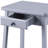 Rectangular Grey End Table For Living Room With Style 17 In. Package Width Practical Storage