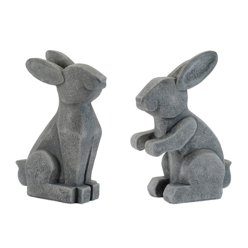 Figurine moderne de lapin assis