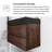 36'' Wall-Mounted Single Bathroom Vanity With Integrated Black Resin Sink-230524636