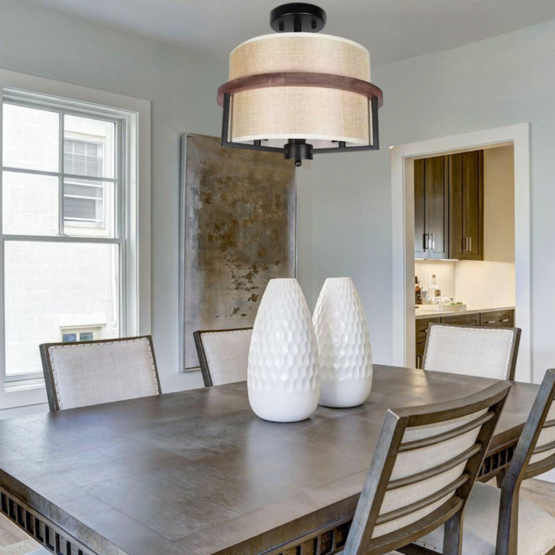 Plafonnier encastré tambour 3 lumières Ingerlise