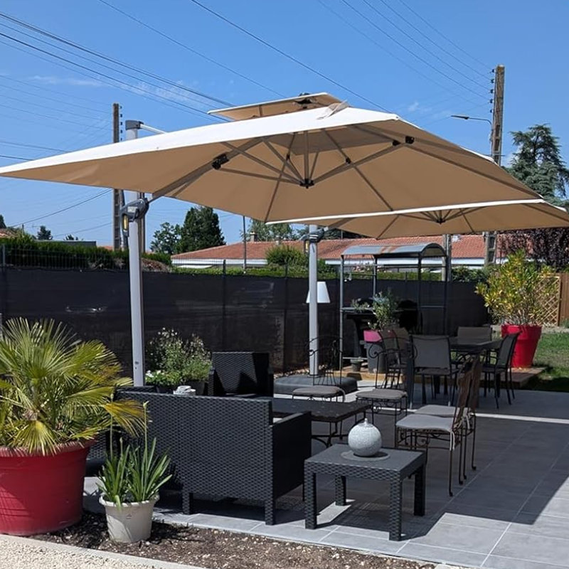 335cm Cantilever Parasol, Beige