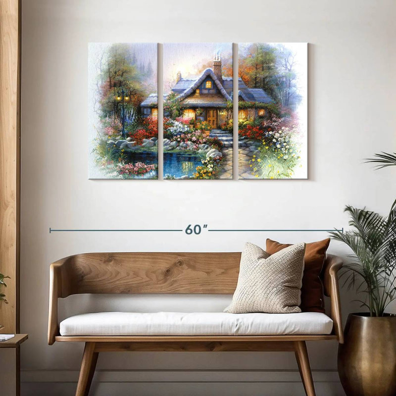Lilie Cottage II, 28" H x 45" W