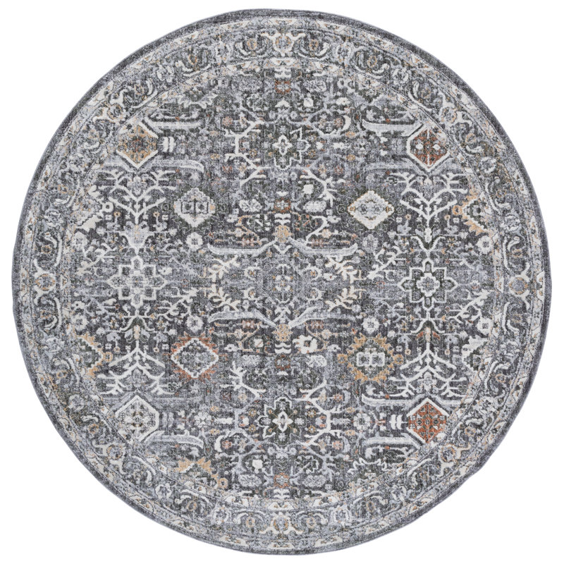 Scarlett 406 Performance Oriental Rug, Round 6'7"