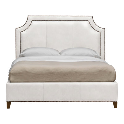 Audrey/Asher Upholstered Leather Bed