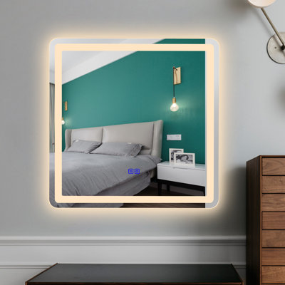 Monterey Glass Flat Wall Mirror