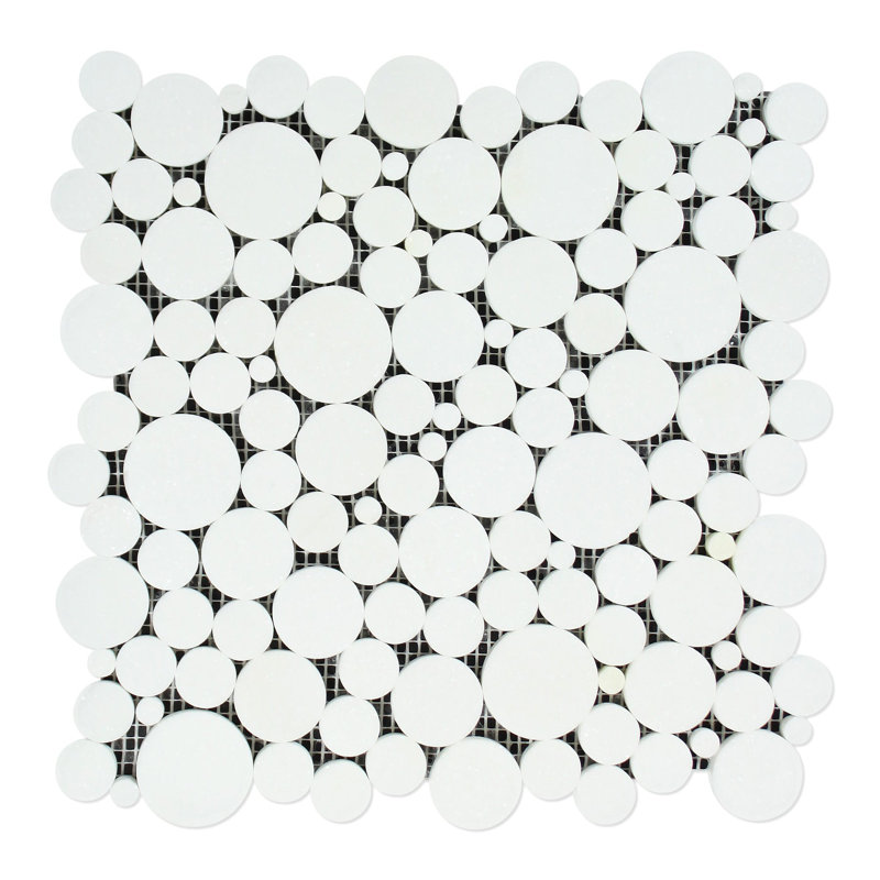 Marble Penny Round Mosaic Wall & Floor Tile