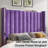 Gerasim King Bed Frame with 57" Tall Headboard, Velvet Upholstered Platform Bed, Purple-1935209612-1935209613
