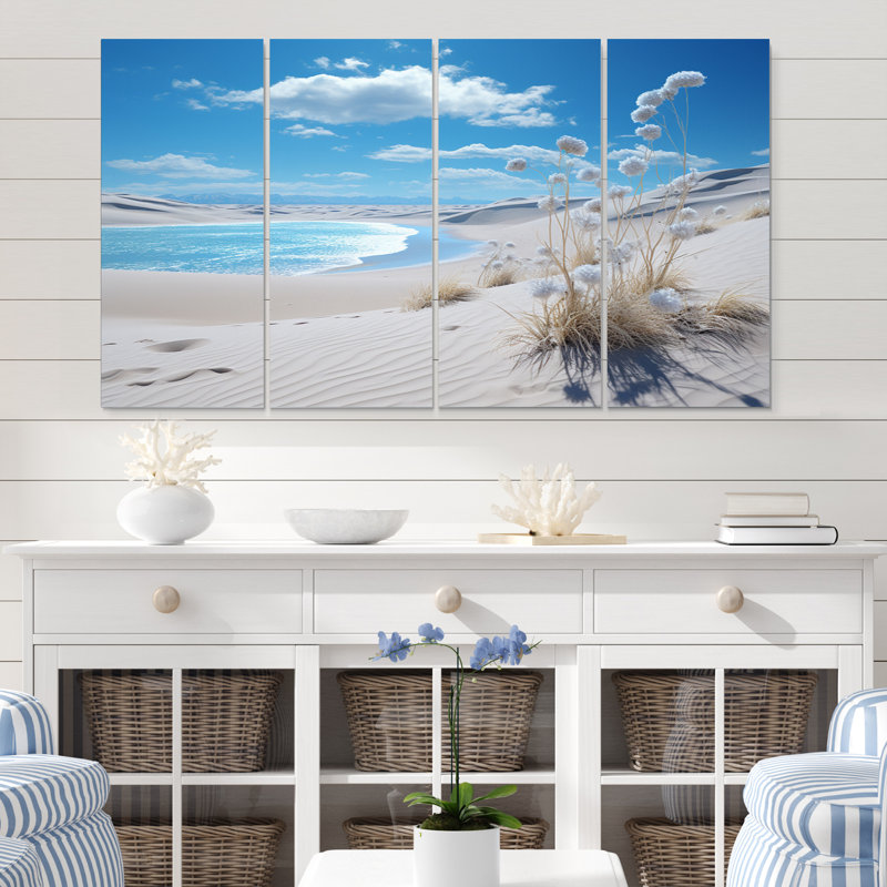 «Beach Dunes Grass I» sur toile, reproduction de 4 pièces