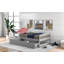 Lit plateforme simple avec deux tiroirs-248502781