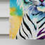 Drapeau de maison de tigre blanc hippie