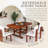 Extendable Wood Dining Table Set With Bench